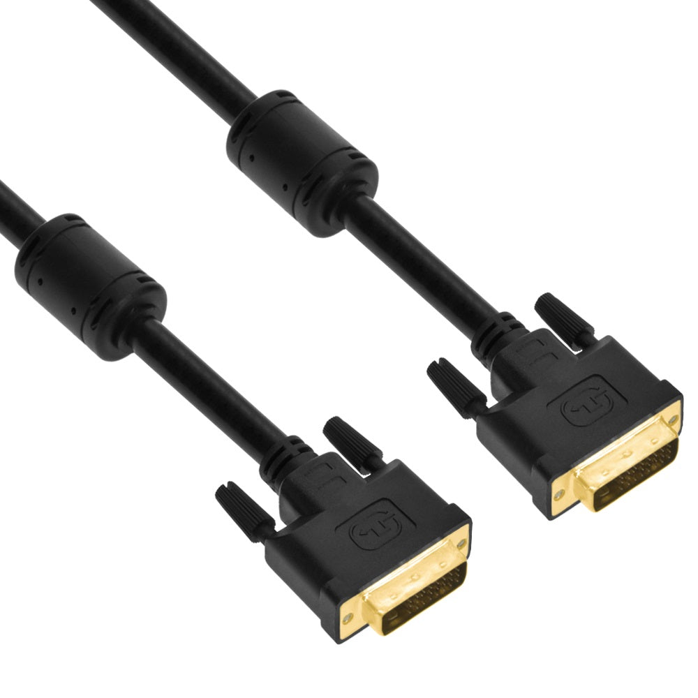 DVI-D Dual Link Male/Male w/ Ferrite DVI-D Dual Link Male/Male w/ Ferrite
